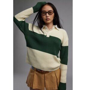 Lioness Prince Rugby Top - Moss Stripe